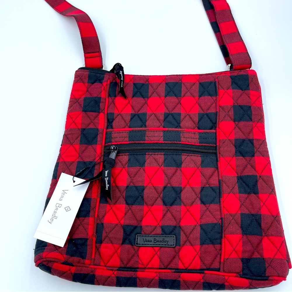 Vera Bradley Hipster Tango Red Buffalo Check NWOT